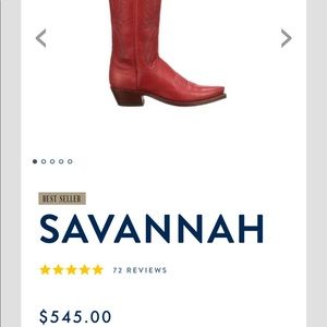 Lucchese western Red boots